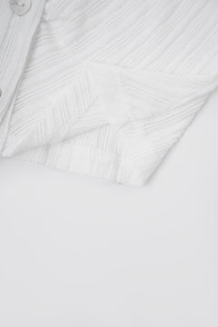 Coquette frilly cotton shell cardigan in white by Angel Ruche, photo 14