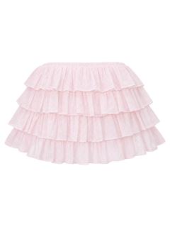 Coquette cotton eyelet ruffles skirt in pink by Angel Ruche, photo 5