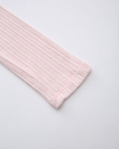Coquette frilly cotton shell cardigan in pink by Angel Ruche, photo 13