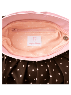 Dolly polka dot bag in chocolate by Angel Ruche, photo 9