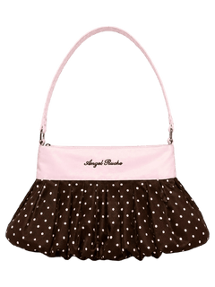 Dolly polka dot bag in chocolate by Angel Ruche, photo 6