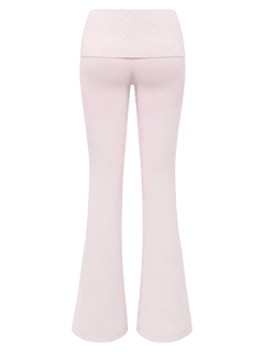 Whimsy Doll fold over long pants in white polka dot by Angel Ruche, photo 8