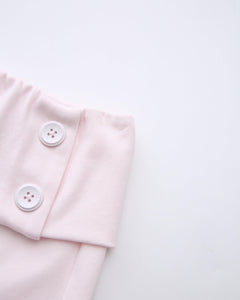 Whimsy Doll polka dot fold over shorts in pink by Angel Ruche, photo 10