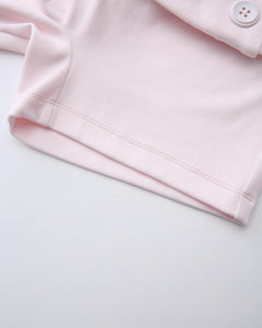 Whimsy Doll polka dot fold over shorts in pink by Angel Ruche, photo 11