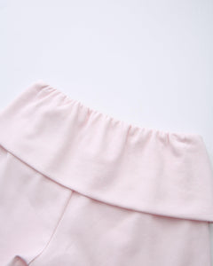 Whimsy Doll polka dot fold over shorts in pink by Angel Ruche, photo 13