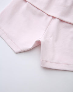 Whimsy Doll polka dot fold over shorts in pink by Angel Ruche, photo 15