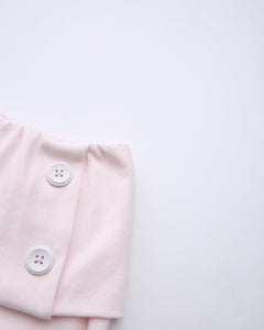 Whimsy Doll polka dot fold over capri pants in pink by Angel Ruche, photo 18