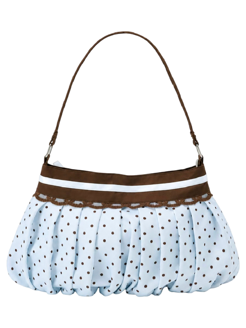 Dolly polka dot bag in baby blue by Angel Ruche, photo 9