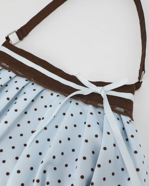 Dolly polka dot bag in baby blue by Angel Ruche, photo 10