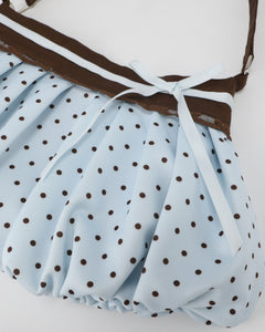 Dolly polka dot bag in baby blue by Angel Ruche, photo 11