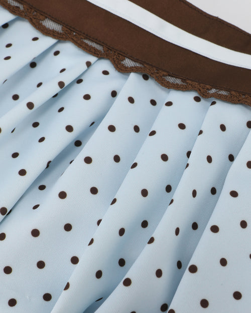 Dolly polka dot bag in baby blue by Angel Ruche, photo 13