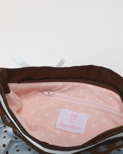 Dolly polka dot bag in baby blue by Angel Ruche, photo 17