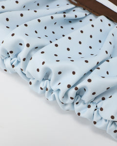 Dolly polka dot bag in baby blue by Angel Ruche, photo 14