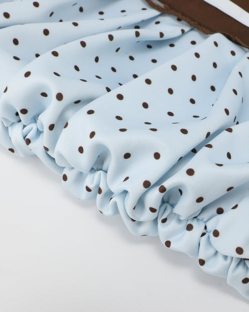 Dolly polka dot bag in baby blue by Angel Ruche, photo 14