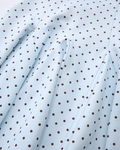 Dolly polka dot dress with petticoat in baby blue by Angel Ruche, photo 26