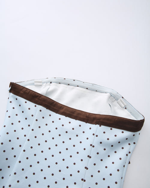 Dolly polka dot dress with petticoat in baby blue by Angel Ruche, photo 22