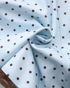 Dolly polka dot dress with petticoat in baby blue by Angel Ruche, photo 28