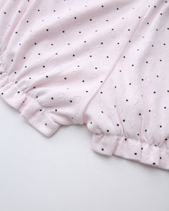 Sweetheart polka dot pointelle skirt in pink by Angel Ruche, photo 19