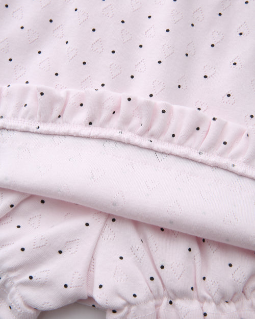Sweetheart polka dot pointelle skirt in pink by Angel Ruche, photo 18