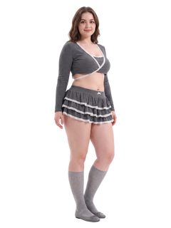 Ballerina Bliss 3 piece set in grey by Angel Ruche, photo 9