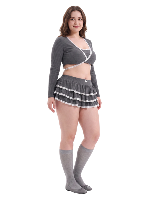 Ballerina Bliss 3 piece set in grey by Angel Ruche, photo 9