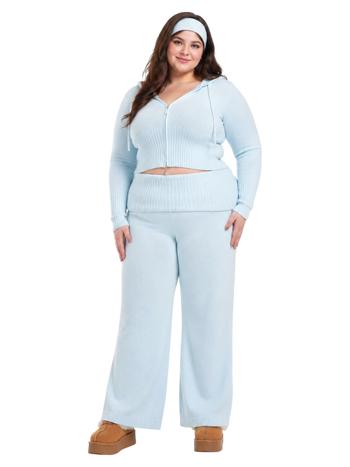 That Girl rib knit set in baby blue by Angel Ruche, photo 6