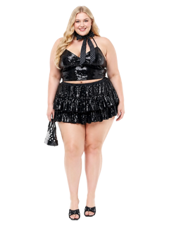 Onyx Fairy Dust sequin set in black by Angel Ruche, photo 5