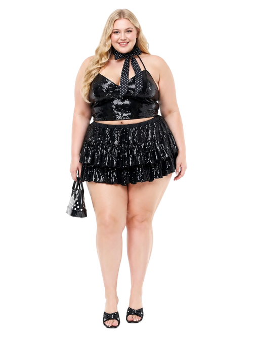 Onyx Fairy Dust sequin set in black by Angel Ruche, photo 5