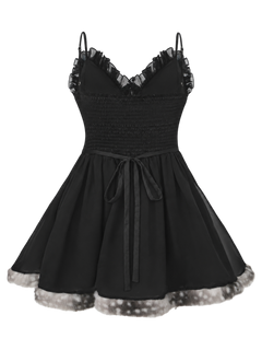 Bambi Princess babydoll dress in black by Angel Ruche, photo 8