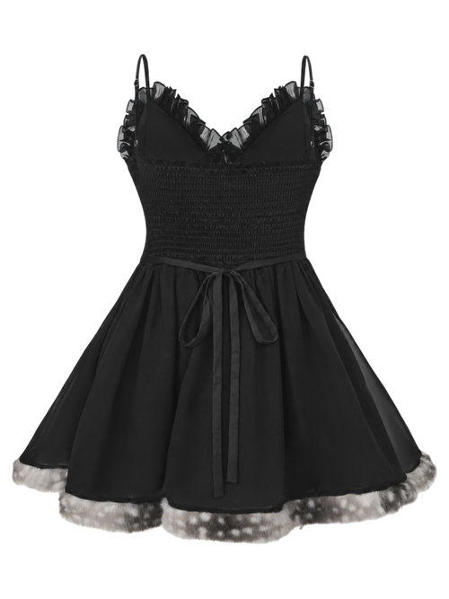 Bambi Princess babydoll dress in black by Angel Ruche, photo 8
