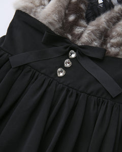 Bambi Princess babydoll dress in black by Angel Ruche, photo 10