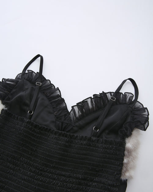 Bambi Princess babydoll dress in black by Angel Ruche, photo 13