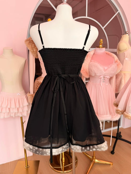 Bambi Princess babydoll dress in black by Angel Ruche, photo 5