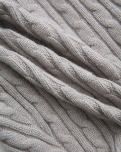 Lovergirl tie front cable knit cardigan in grey by Angel Ruche, photo 20