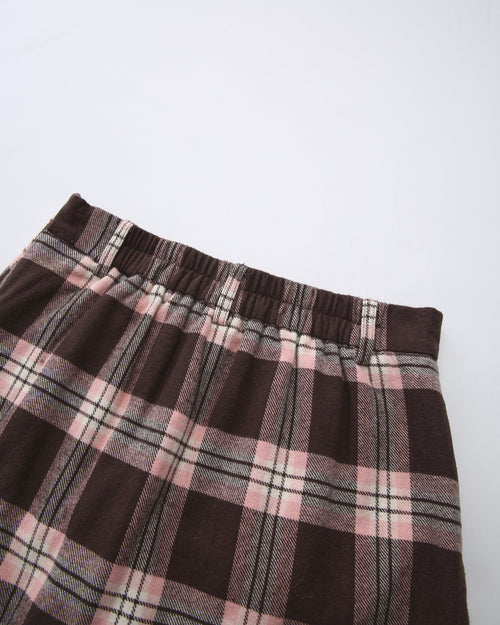 Blair preppy plaid mini skirt in brown by Angel Ruche, photo 14
