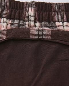 Blair preppy plaid mini skirt in brown by Angel Ruche, photo 17