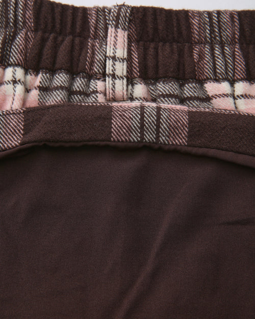 Blair preppy plaid mini skirt in brown by Angel Ruche, photo 17