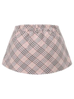 Blair preppy plaid mini skirt in pink by Angel Ruche, photo 7