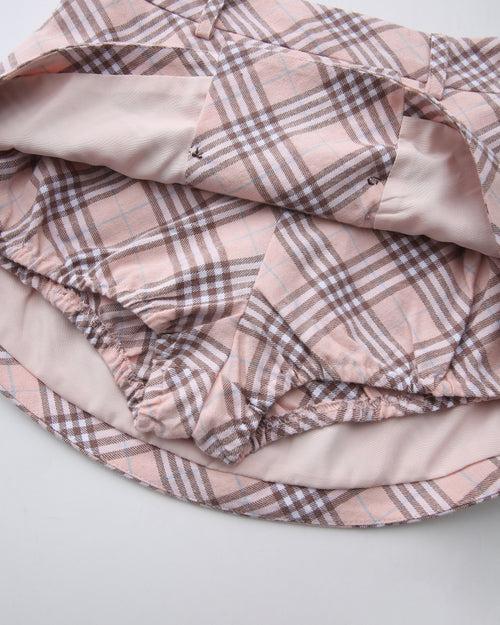 Blair preppy plaid mini skirt in pink by Angel Ruche, photo 10