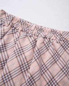 Blair preppy plaid mini skirt in pink by Angel Ruche, photo 12