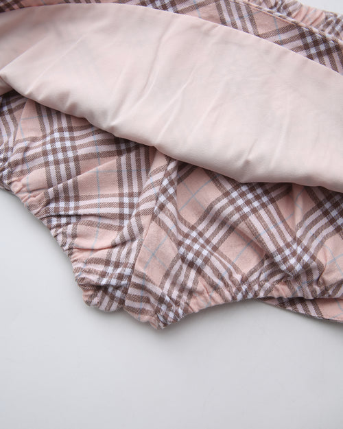 Blair preppy plaid mini skirt in pink by Angel Ruche, photo 15