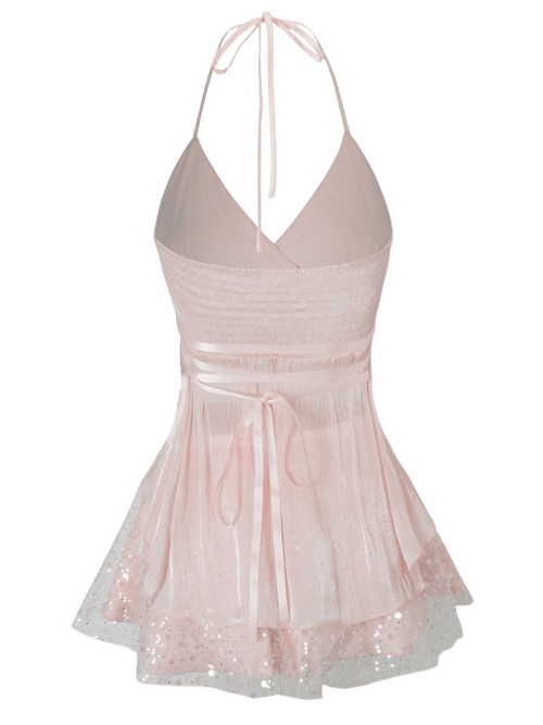 Pirouette sequin wrap set in pink by Angel Ruche, photo 8