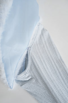 My True Form cotton cami top in snow blue by Angel Ruche, photo 7