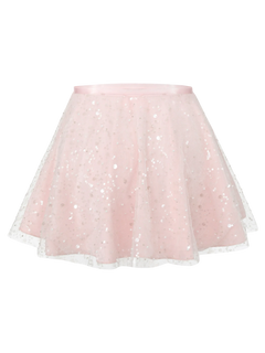 Pirouette babydoll wrap skirt in sequin pink by Angel Ruche, photo 3