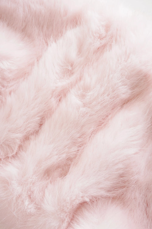 Sugar Pom fur shoulder cape in pink by Angel Ruche, photo 11