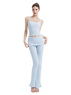 Colette cable knit in ice blue by Angel Ruche, photo 2