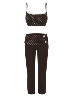 Whimsy Doll cotton polka dot activewear by Angel Ruche, photo 15