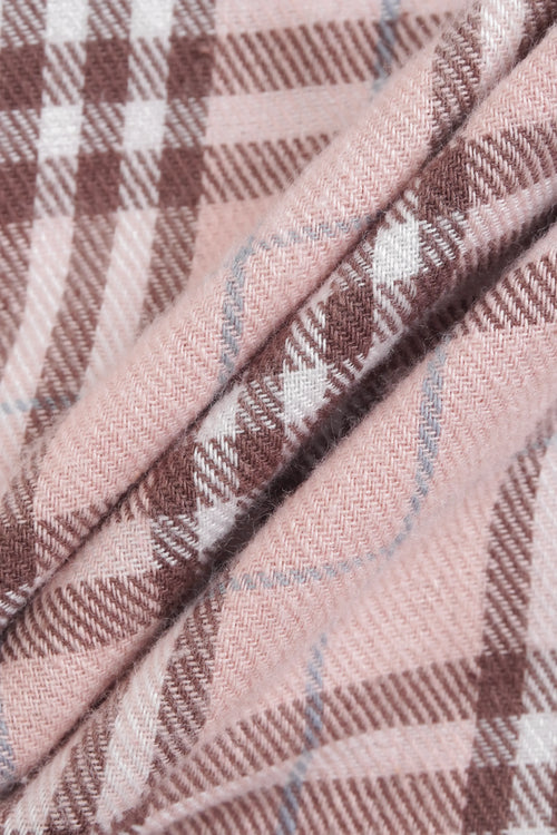 Girly Plaid pleated high rise skirt in pink by Angel Ruche, photo 4