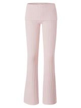Colette Cable Knit Fold‑Over Pants 