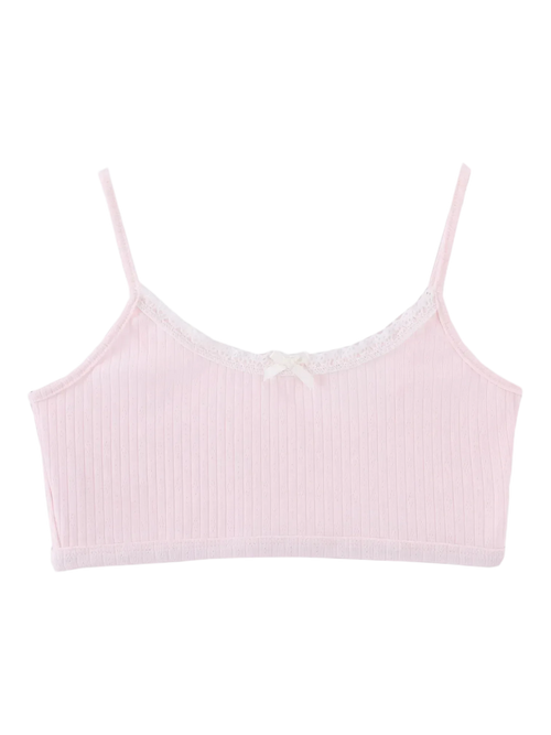 Ballerina Bliss bralette in pink, balletcore top by Angel Ruche